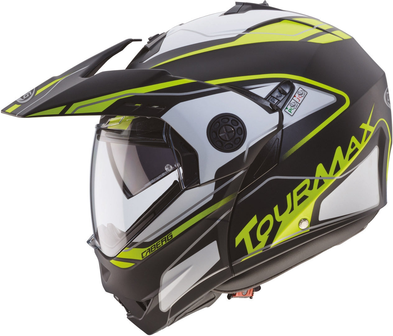 CABERG-Casco Tourmax Marathon MATT/BLACK/WHITE/YELLOW F
