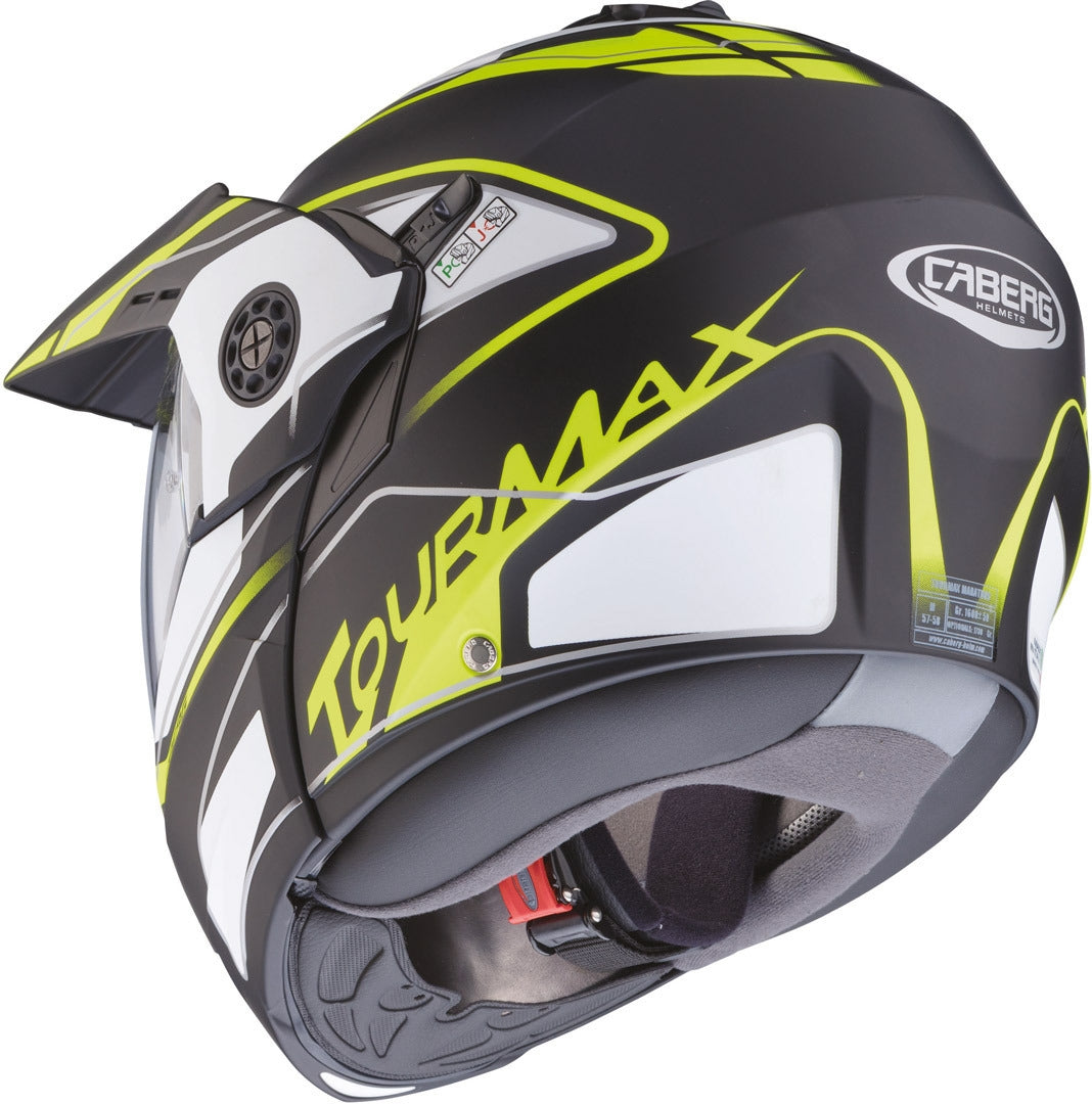 CABERG-Casco Tourmax Marathon MATT/BLACK/WHITE/YELLOW F