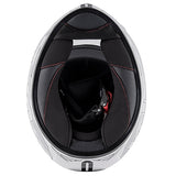 GIVI J.04 POOFD FLY Moto Junior Integral Capacetes Preto Branco
