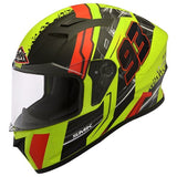 SMK STELLAR SWANK DECORADO MATE MA423 Moto Integral Capacete