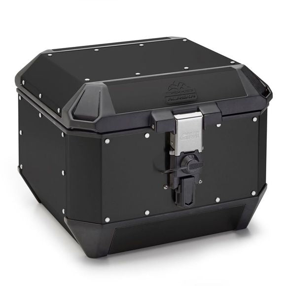 GIVI Trekker Alaska Monokey Aluminum Suitcase for Motorcycle 44 L Black – 1 – Maximomoto PT
