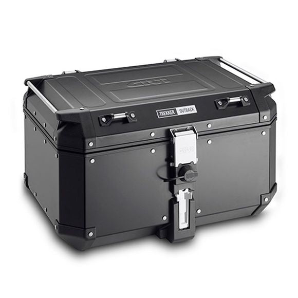 Givi OBKN58B Monokey Trekker Outback Evo de aluminio Maleta para motocicleta negro