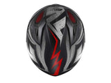 CASCO FULL 50.7 REBEL MATT BLACK RED