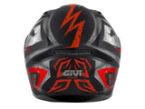 CASCO FULL 50.7 REBEL MATT BLACK RED