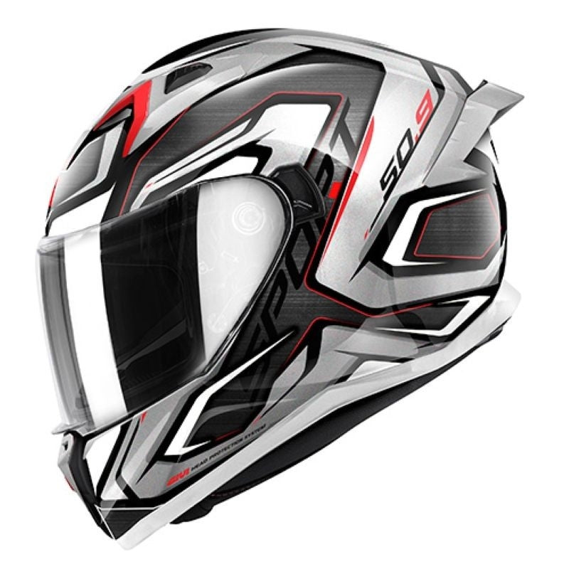 GIVI - CASCO FULL 50.9 ATOMIC NEGRO PLATA