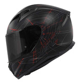 CASCO FULL 50.7 PHOBIA NEGRO-MT/ROJO