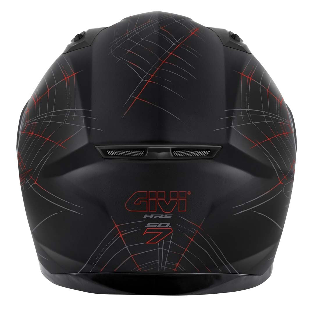 CASCO FULL 50.7 PHOBIA NEGRO-MT/ROJO