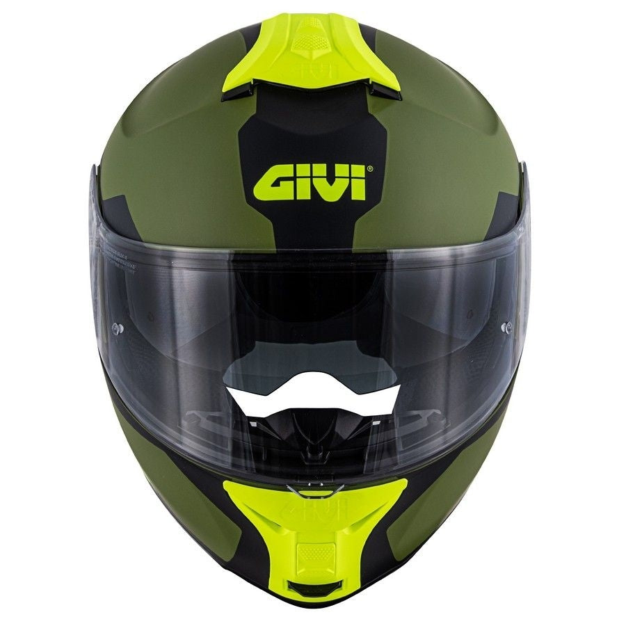 GIVI - CASCO X21 CHALLENGER SPIRIT VERDE NEGRO YELLOW