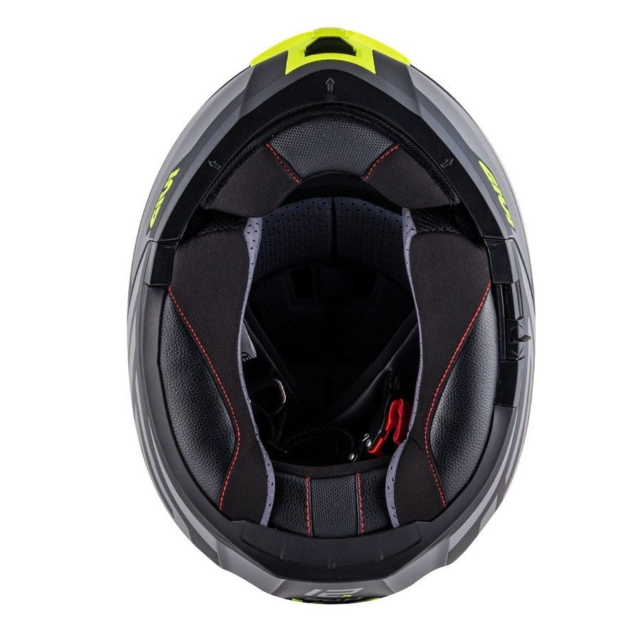 GIVI - CASCO X21 CHALLENGER SPIRIT GRIS NEGRO YELLOW