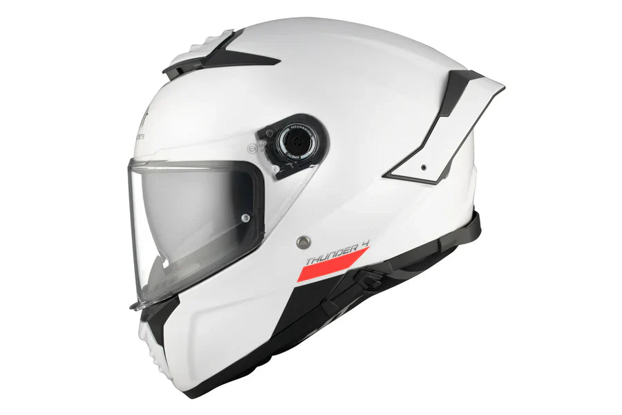 MT Thunder 4 SV Solid A0 Integral HULL For Touring Motorcycle White Perla Brillante – 1 – Maximomoto PT