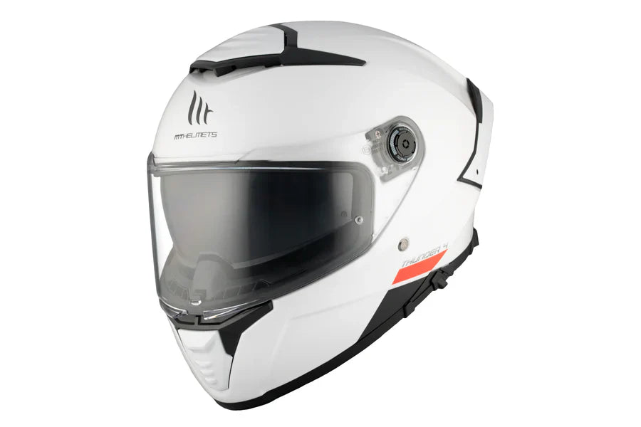 MT Thunder 4 SV Solid A0 Integral HULL For Touring Motorcycle White Perla Brillante – 2 – Maximomoto PT