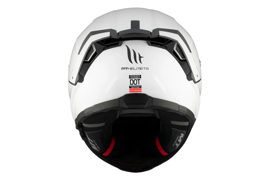 MT Thunder 4 SV Solid A0 Integral HULL For Touring Motorcycle White Perla Brillante – 7 – Maximomoto PT