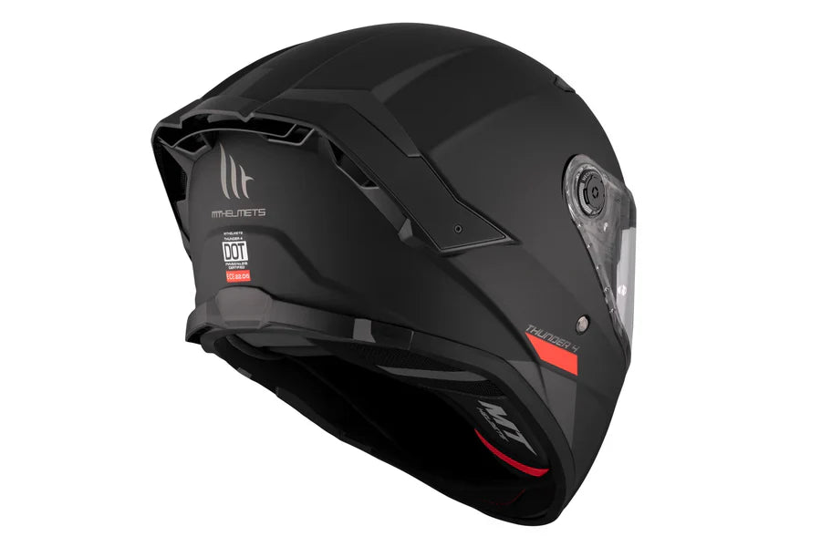 MT THUNDER 4 SV SOLID A1 Casco Integral Turismo Para Moto Preto Mate – 6 – Maximomoto PT