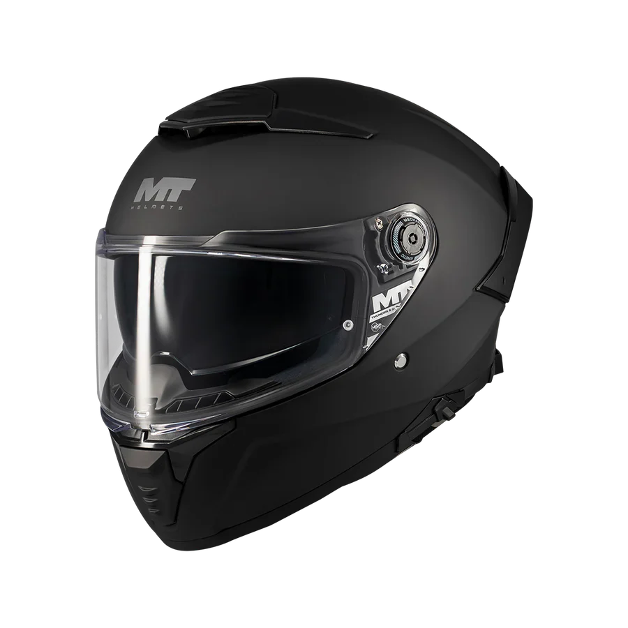 MT CAPACETES INTEGRAL DE MOTO FF118 SV THUNDER 4 SV PURE A1 MATE PRETO – 1 – Maximomoto PT