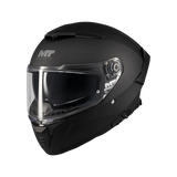 MT CAPACETES INTEGRAL DE MOTO FF118 SV THUNDER 4 SV PURE A1 MATE PRETO
