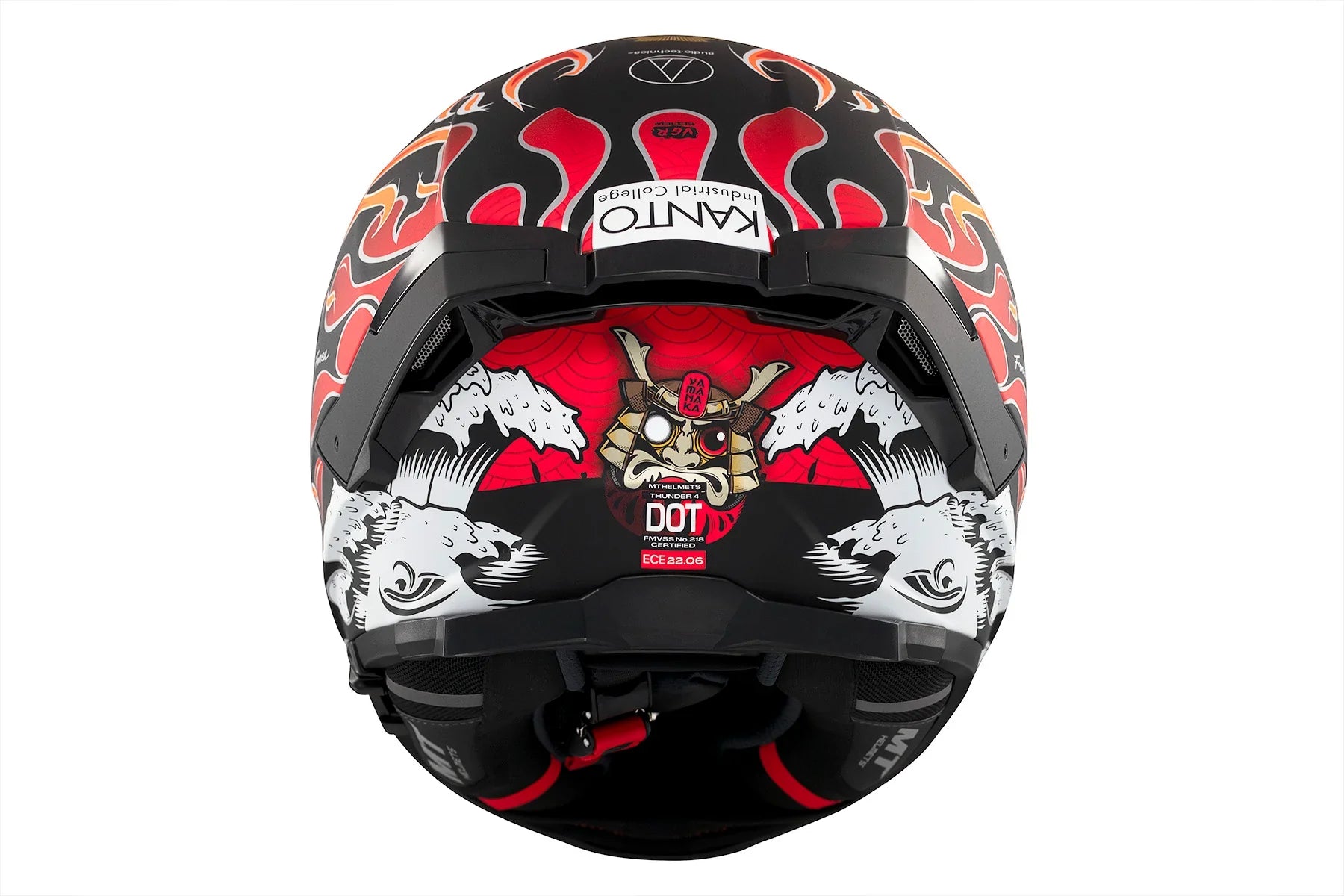 MT THUNDER 4 SV YAMANAKA 2024 B3 Casco Integral Para Moto De Turismo Mate