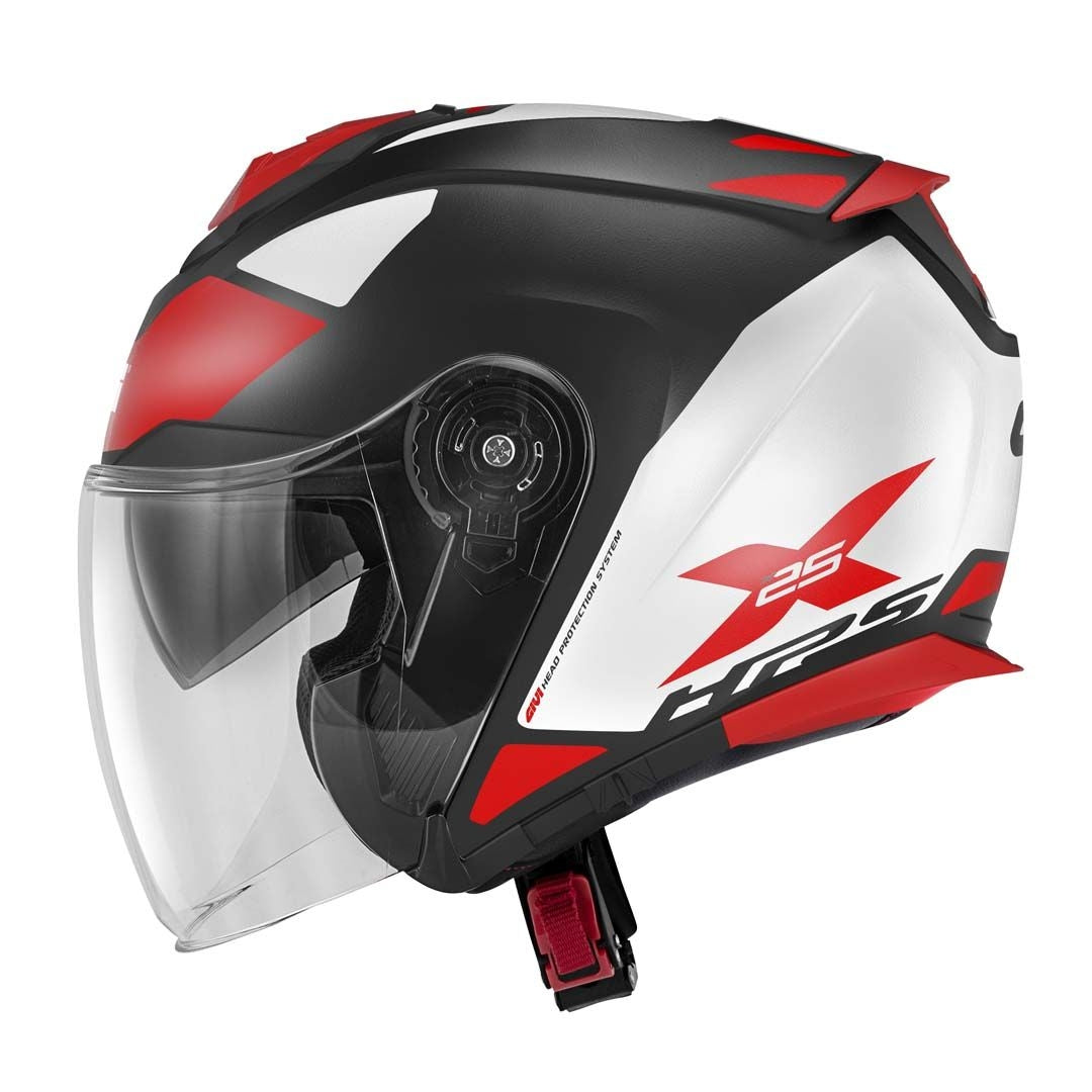 GIVI - CASCO JET X25 TARGET NEGRO BLANCO ROJO – 2 – Maximomoto PT