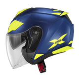 GIVI - CASCO JET X25 TARGET AZUL YELLOW