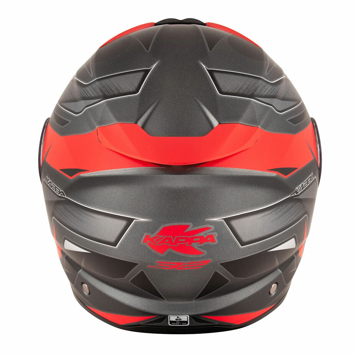 KAPPA KV32 CAPACETE MODULAR FORTE ORLANDO TITÂNIO VERMELHO