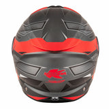 KAPPA KV32 CAPACETE MODULAR FORTE ORLANDO TITÂNIO VERMELHO