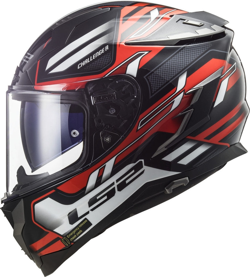 LS2 FF327 CHALLENGER SPIN MOTORCYCLE RACING FULL-FACE HELMET – 3 – Maximomoto PT