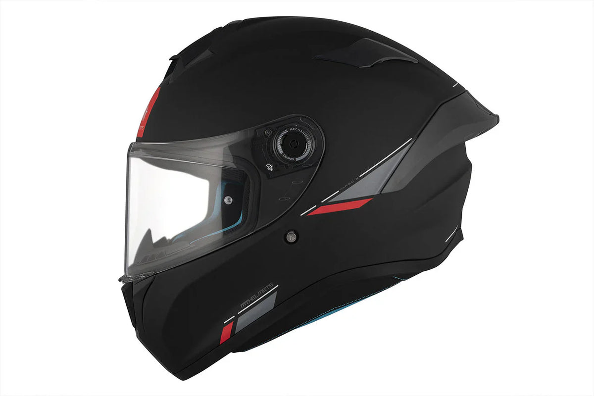 MT Targo S Solid A1 Cascos integrales para motocicleta negro mate