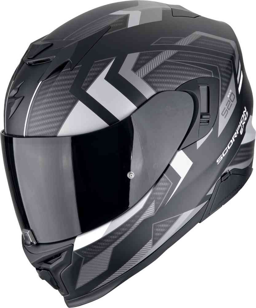 SCORPION EXO-520 EVO AIR SENSUS Integral Casco Preto Plata – 1 – Maximomoto PT