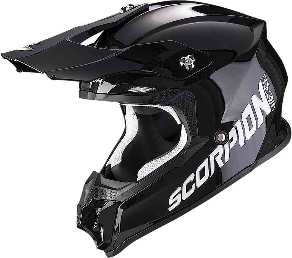 SCORPION VX-16 EVO AIR SOLID Motocross Casco Preto – 1 – Maximomoto PT