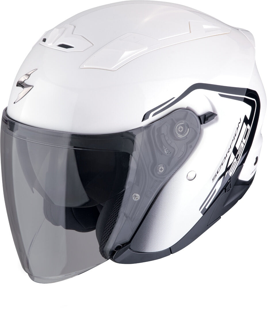 SCORPION EXO-230 CIT-E Abierto Casco Blanco Preto – 1 – Maximomoto PT