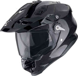 SCORPION ADF-9000 CARBON AIR SOLID Aventura Moto Casco Negro