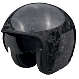 SCORPION BELFAST CARBON EVO ONYX Abierto Casco Negro Mate