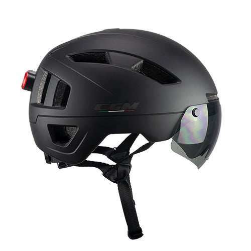 CGM 853A CORSA MONO Bicicleta Casco Negro Mate