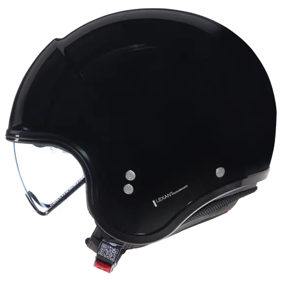 NOLAN N21-06 CLASSICO 301 Moto Mini Jet Capacete Preto Brilhante