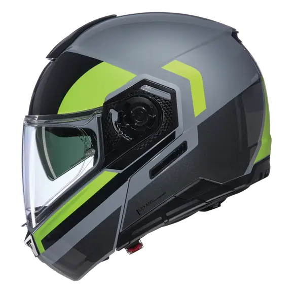 NOLAN N90-03 ROBOTO 346 modular motorcycle Casco Negro Gris Amarillo – 1 – Maximomoto PT
