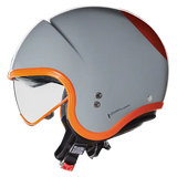 NOLAN N21-06 OCIO 343 Moto Aberto Capacete Laranja Cinza