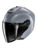 SHARK RS Jet Carbon Sombra Oscura Plata Pistola Casco