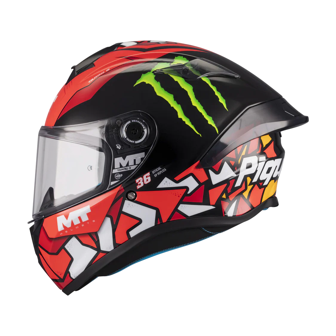 MT TARGO S PIQUERAS B5 GLOSS Moto Intrgral Capacete Vermelho Preto – 1 – Maximomoto PT