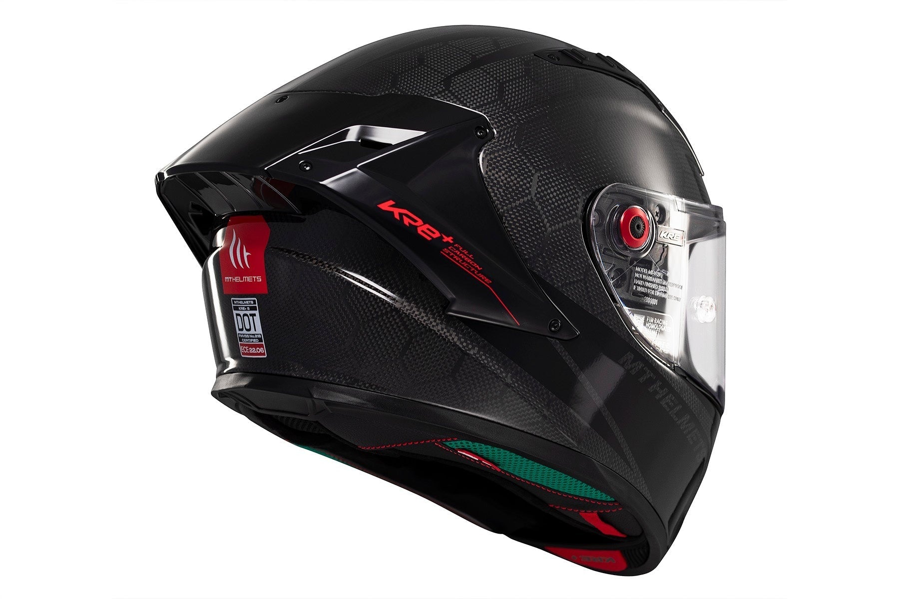 MT KRE+ S SOLID A11 MOTORCYCLE CARBON FULL FACE HELMET GLOSSY – 6 – Maximomoto PT