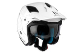MT DISTRICT SV SOLID A0 MOTO ABERTO CAPACETE BRANCO
