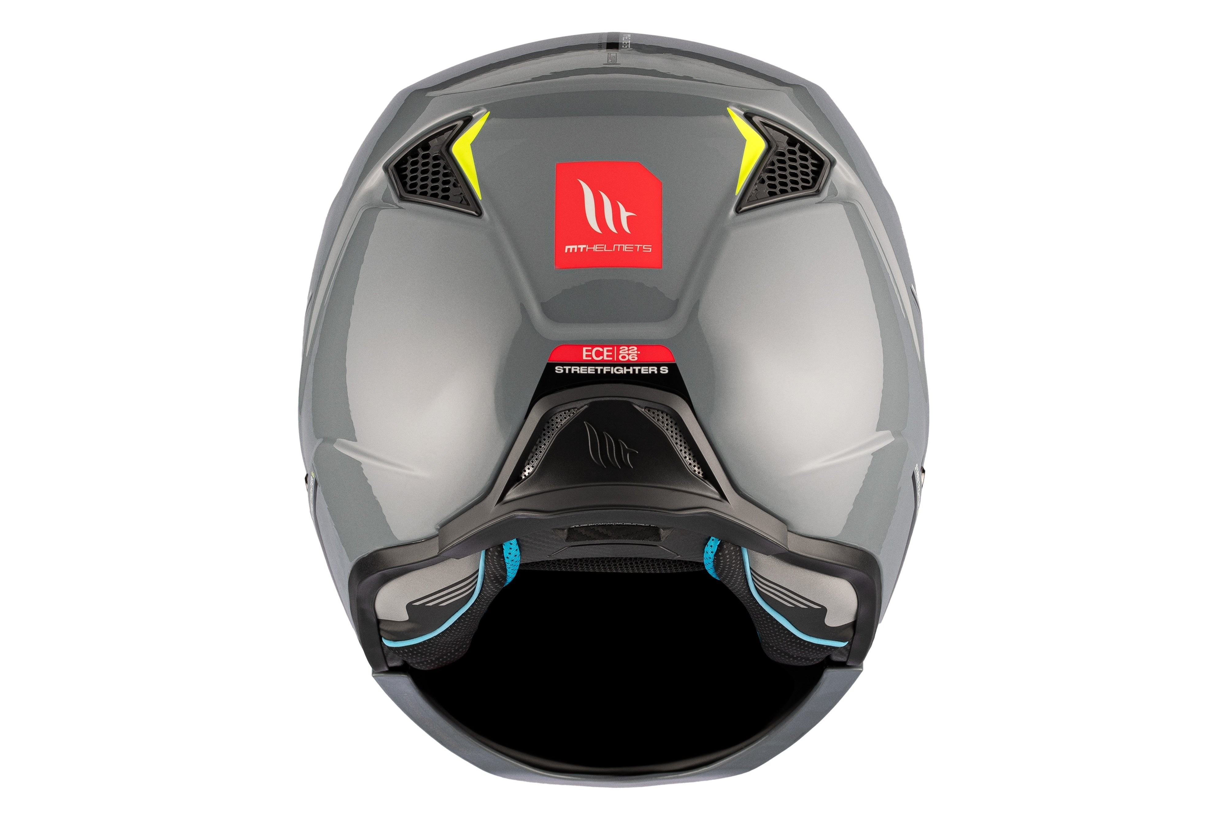 MT Streetfighter S SV Solid A22 gris brillante Casco de moto modular - SECURTEX MOTOR S.L (t/a MaximoMoto)