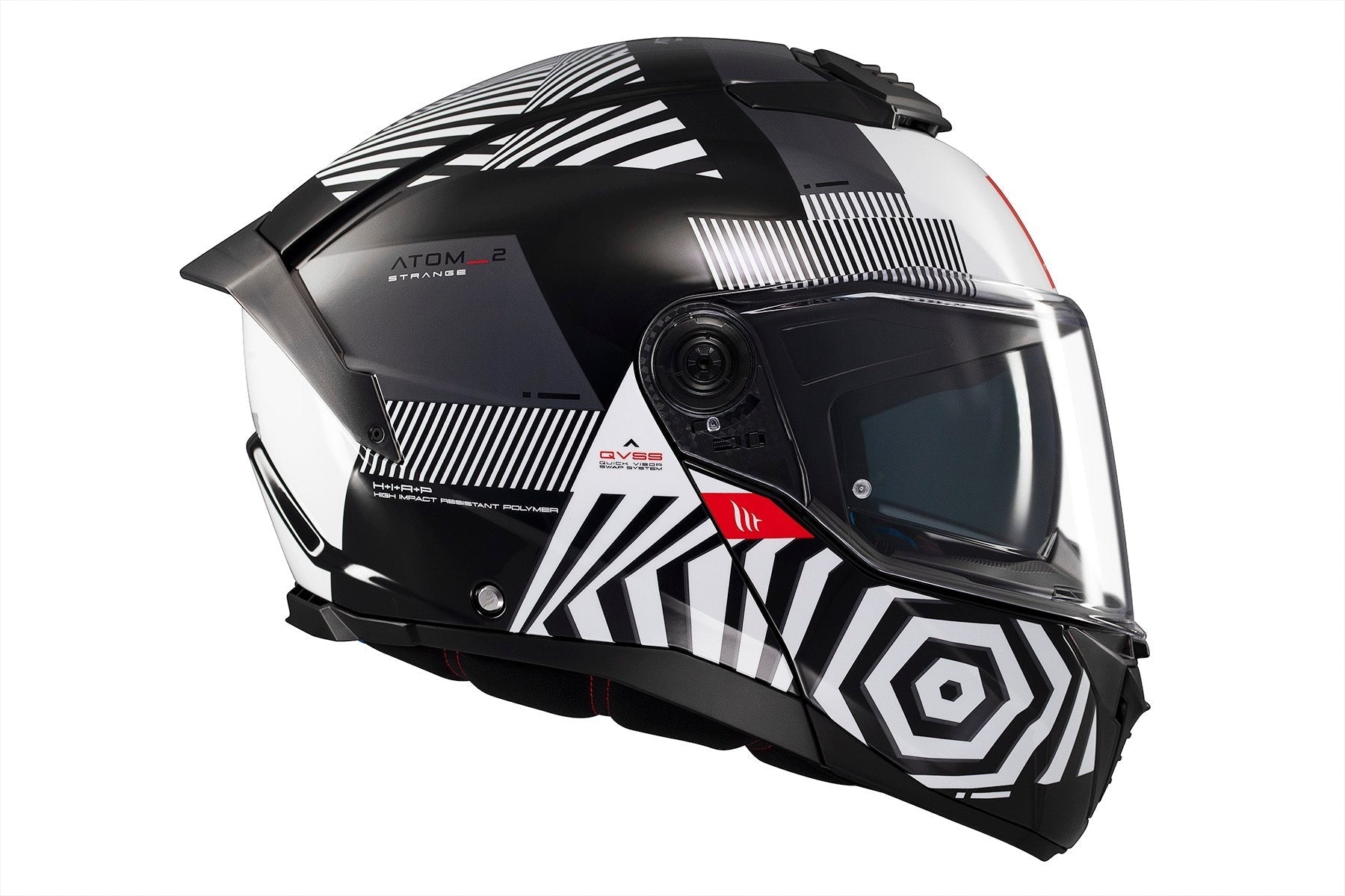 MT Atom 2 Strange B2 con parte delantera abatible   brillante Casco de motocicleta – 4 – Maximomoto PT