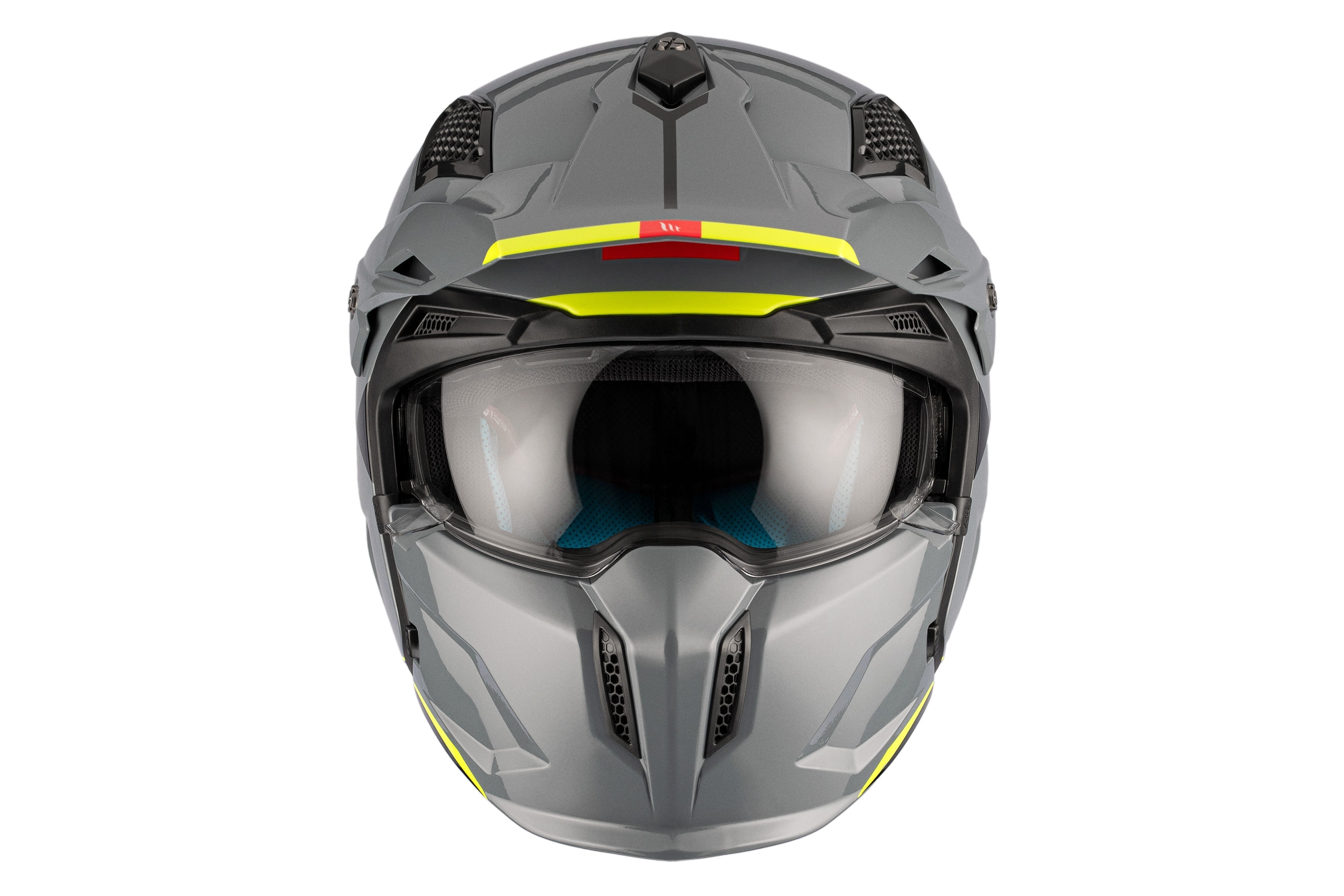 MT Streetfighter S SV Solid A22 gris brillante Casco de moto modular - SECURTEX MOTOR S.L (t/a MaximoMoto)