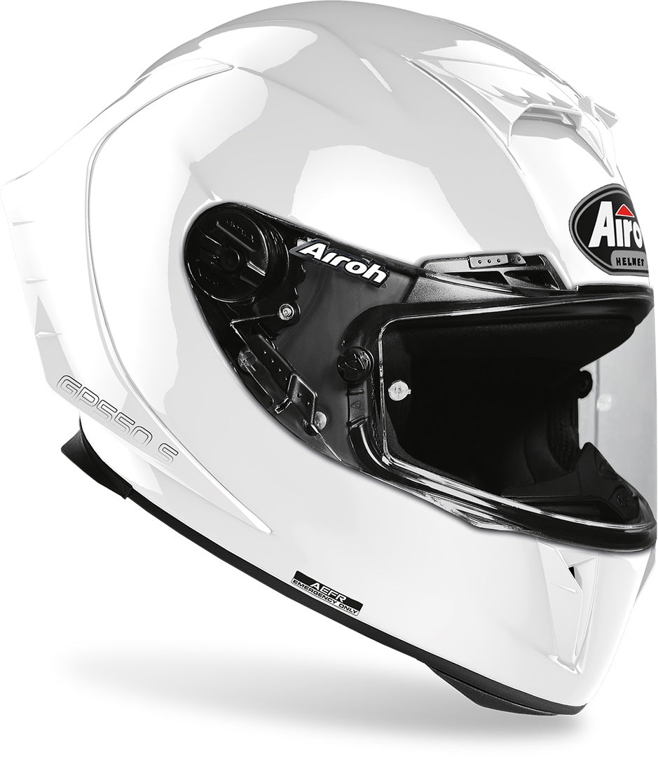 AIROH - CASCOS GP550 S COLOR WHITE GLOSS