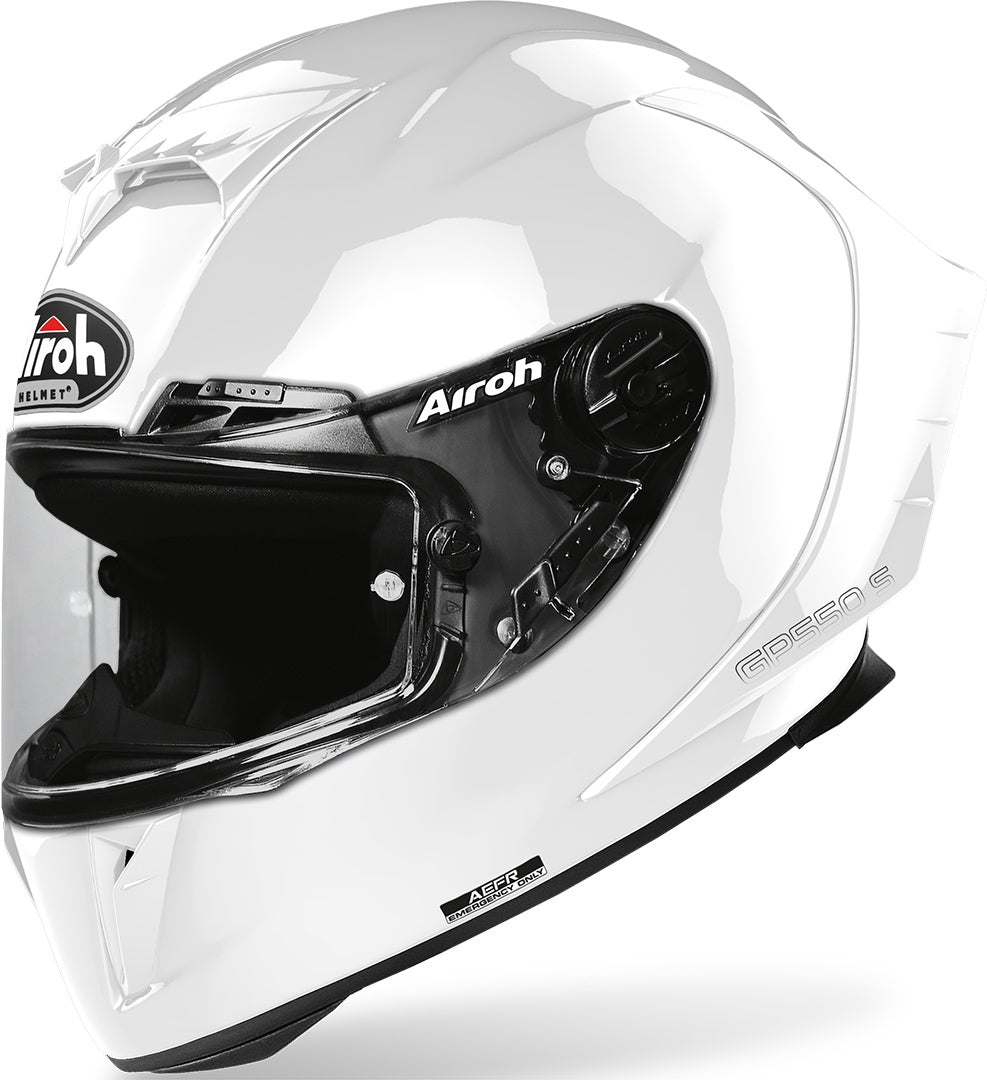 AIROH - CASCOS GP550 S COLOR WHITE GLOSS