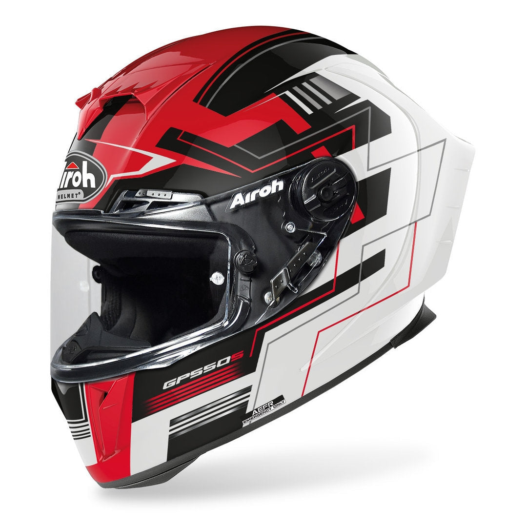 AIROH - CASCOS GP550 S CHALLENGE RED GLOSS