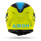 AIROH - CASCOS GP550 S CHALLENGE BLUE/YELLOW MATT