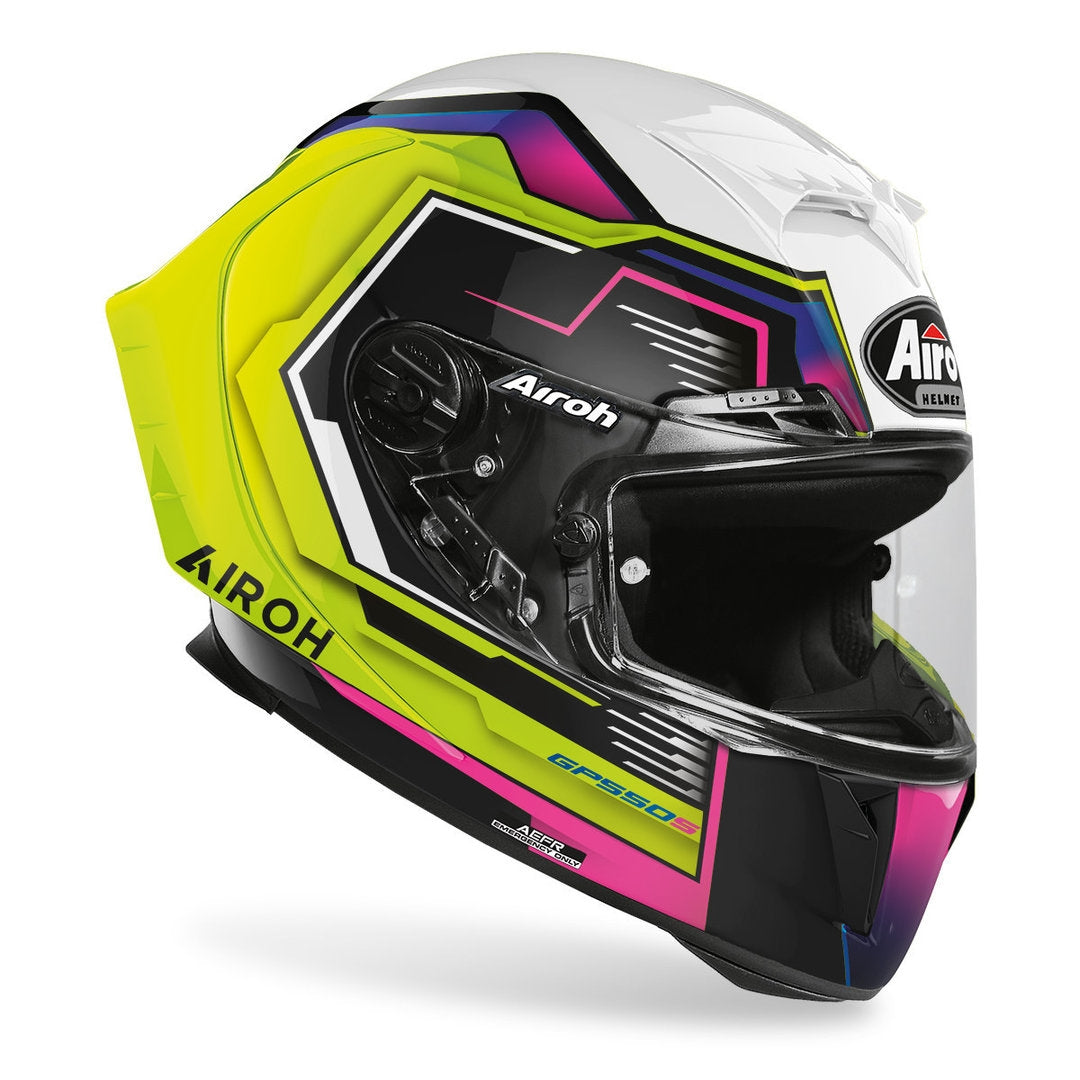 AIROH - CASCOS GP550 S RUSH MULTICOLOR GLOSS