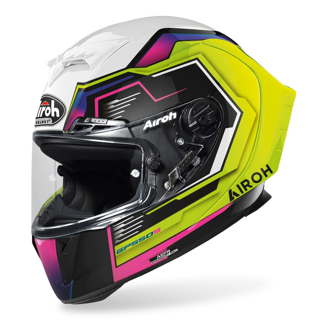 AIROH - CASCOS GP550 S RUSH MULTICOLOR GLOSS