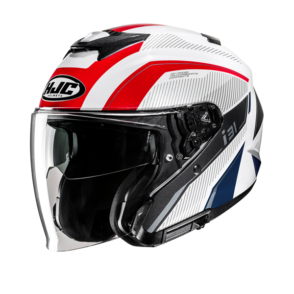 HJC i31 Reno MC21 Casco abierto para scooter de turismo urbano