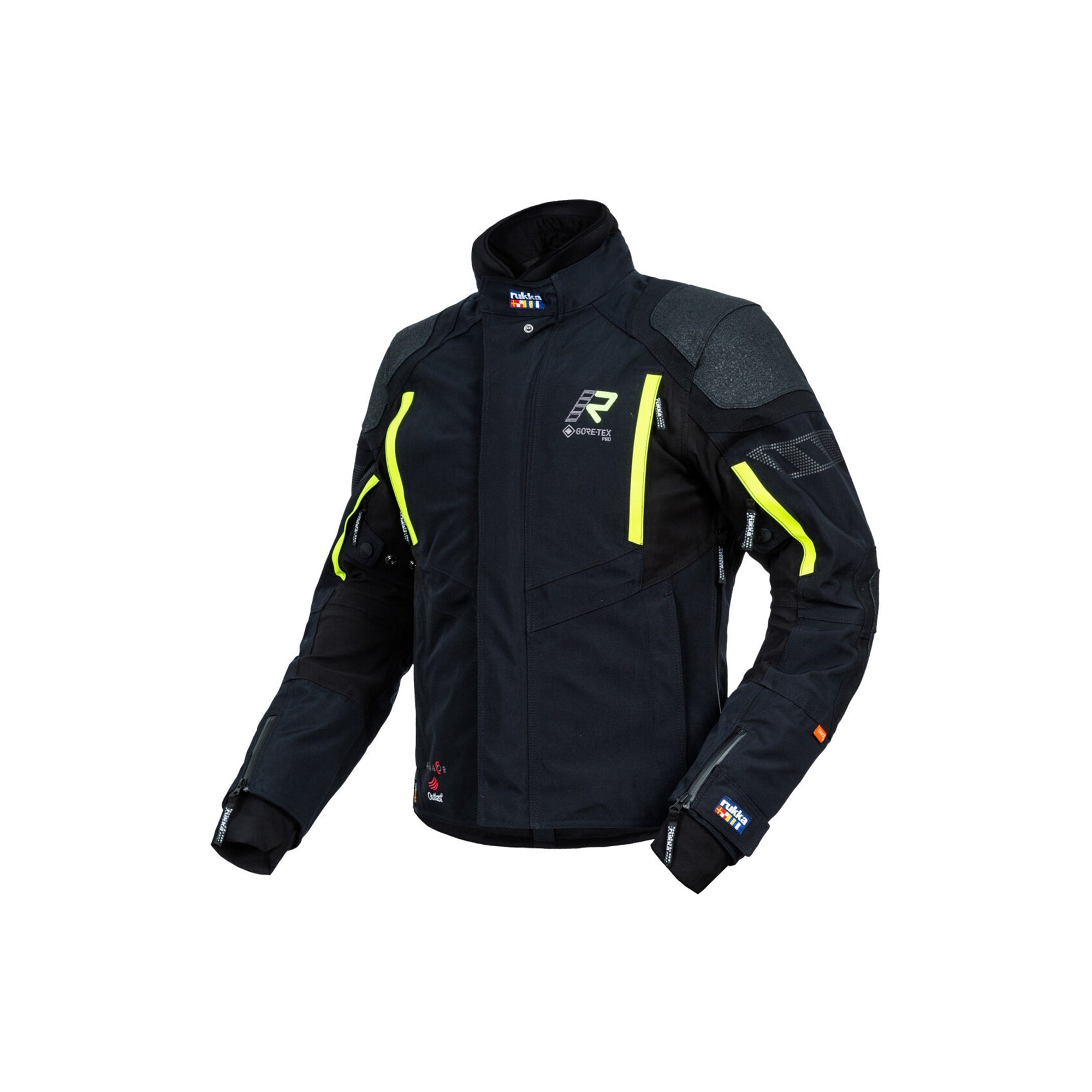 RUKKA - SHIELD-RD jackets BLACK/FLUOR  – 1 – Maximomoto PT